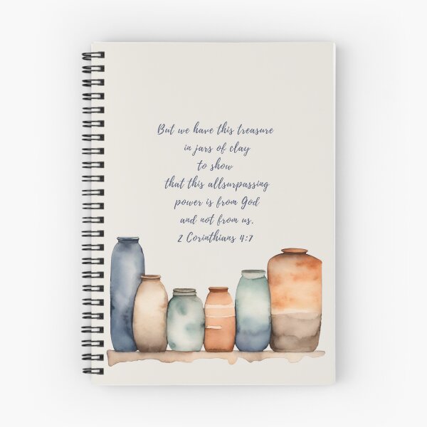 Item preview, We Have this Treasure in Jars of Clay 2 Watercolor Corinthians 4:7 designed and sold by Neeshki.