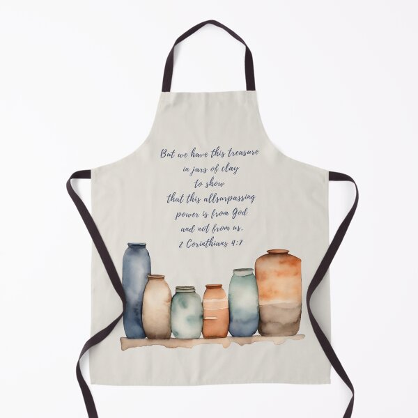 Item preview, We Have this Treasure in Jars of Clay 2 Watercolor Corinthians 4:7 designed and sold by Neeshki.