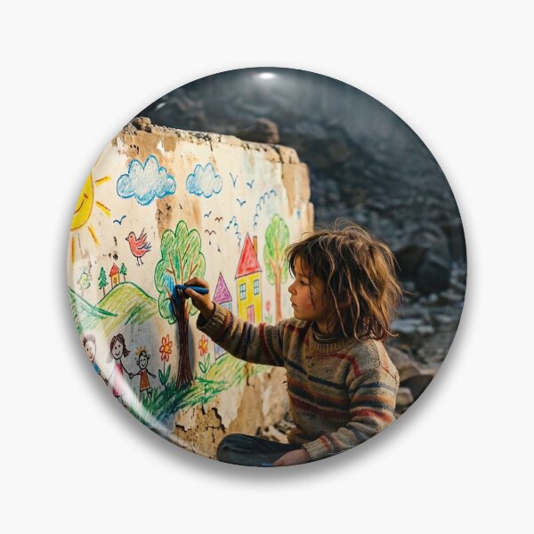 Item preview, kids draw peace designed and sold by astriebatik.
