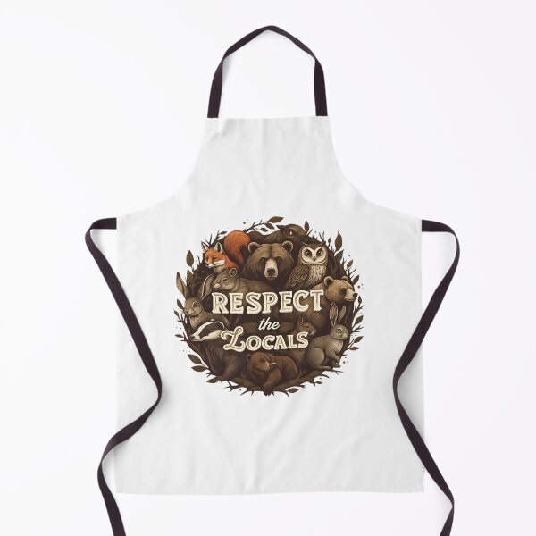 Item preview, Respect The Locals Forest Animals Circular Art designed and sold by chattsuede.