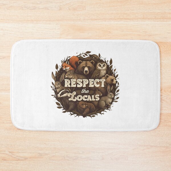 Item preview, Respect The Locals Forest Animals Circular Art designed and sold by chattsuede.