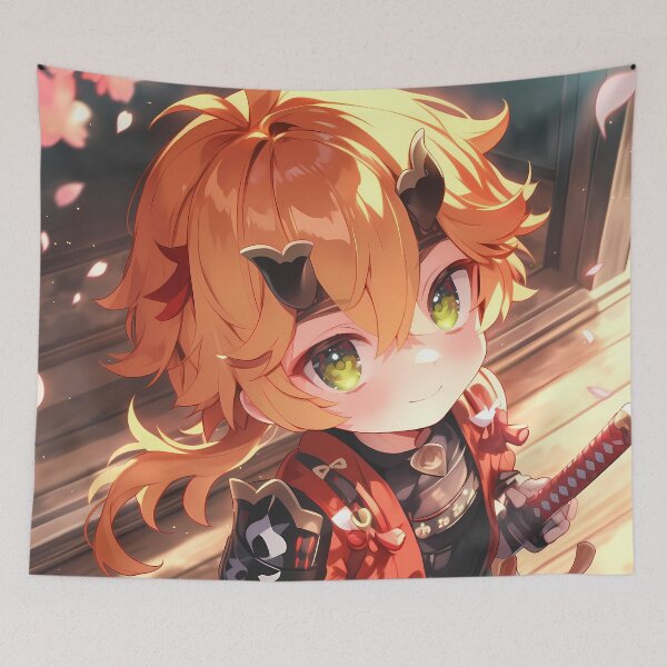 Item preview, Thoma Genshin Impact Chibi Festival Warm Glow designed and sold by TanglenRabbit.