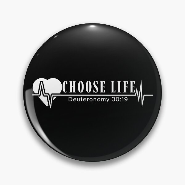 Item preview, Choose Life - Deuteronomy 30:19 - White Design  designed and sold by MoriaStore.