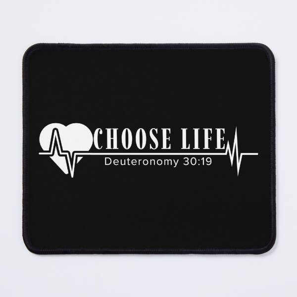 Item preview, Choose Life - Deuteronomy 30:19 - White Design  designed and sold by MoriaStore.