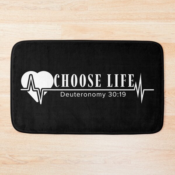 Item preview, Choose Life - Deuteronomy 30:19 - White Design  designed and sold by MoriaStore.