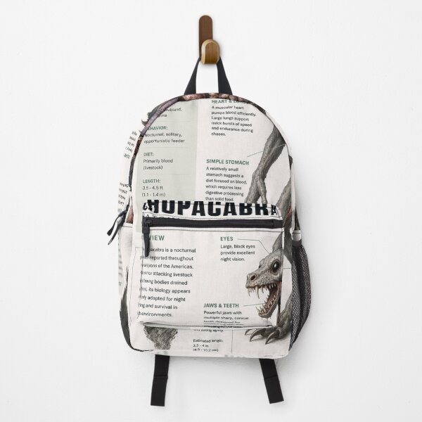 Item preview, Modern Chupacabra Anatomy Diagram designed and sold by JJSizzleheimer.