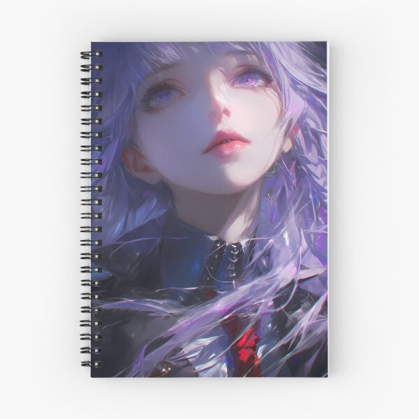 Item preview, Kyoko Kirigiri Danganronpa Dreamy Purple Detective Closeup designed and sold by TanglenRabbit.