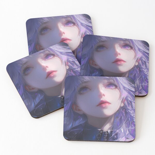 Item preview, Kyoko Kirigiri Danganronpa Dreamy Purple Detective Closeup designed and sold by TanglenRabbit.