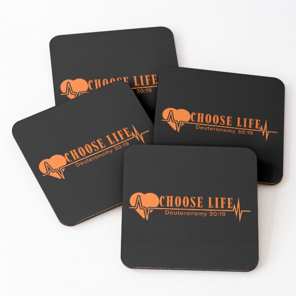 Item preview, Choose Life - Deuteronomy 30:19 - Orange Design  designed and sold by MoriaStore.