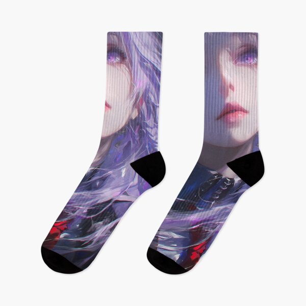 Item preview, Kyoko Kirigiri Danganronpa Dreamy Purple Detective Closeup designed and sold by TanglenRabbit.