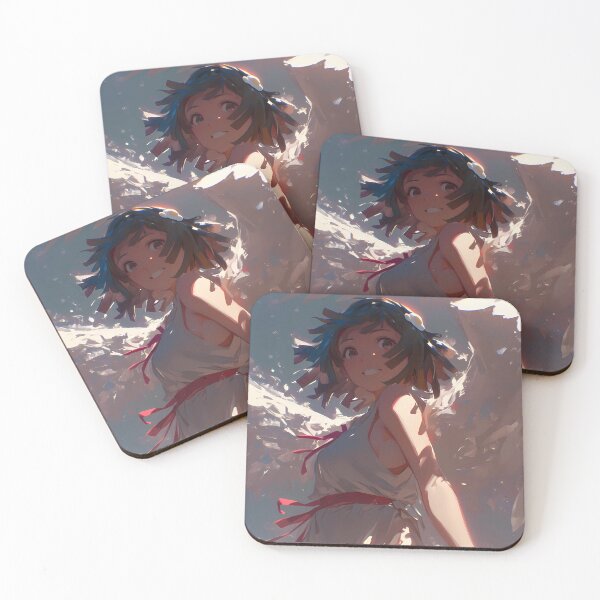 Item preview, Nadeko Sengoku Bakemonogatari Summer Sunshine Mountain Sky designed and sold by TanglenRabbit.