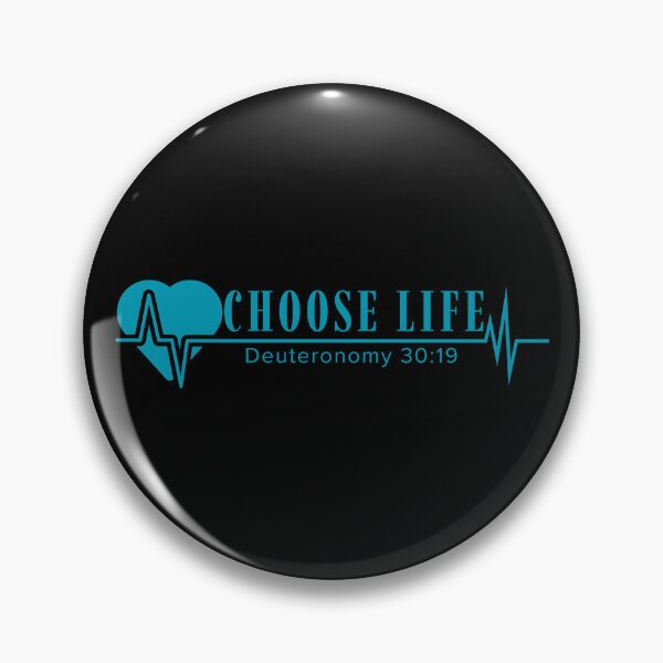 Item preview, Choose Life - Deuteronomy 30:19 - Sky Blue Design  designed and sold by MoriaStore.