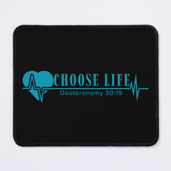 Item preview, Choose Life - Deuteronomy 30:19 - Sky Blue Design  designed and sold by MoriaStore.
