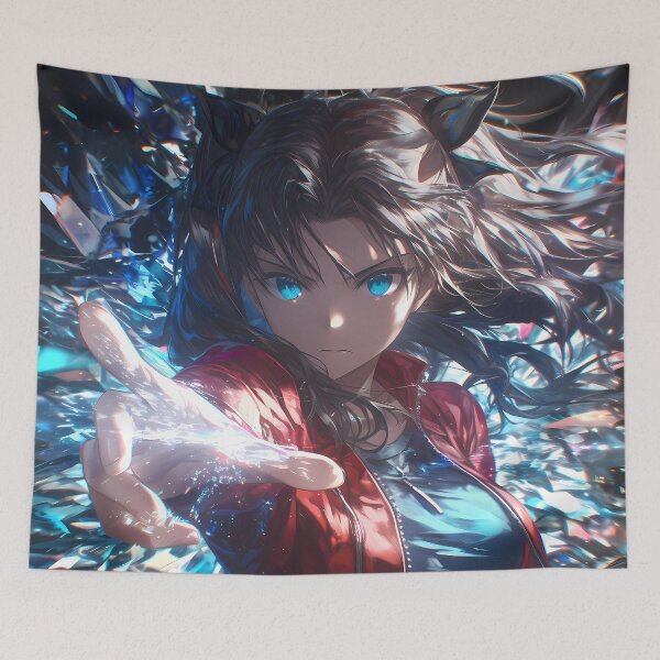 Item preview, Ryougi Shiki Fate Grand Order Neon Shard Action Pose designed and sold by TanglenRabbit.