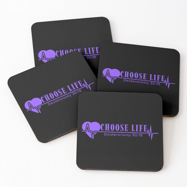 Item preview, Choose Life - Deuteronomy 30:19 - Purple Design  designed and sold by MoriaStore.