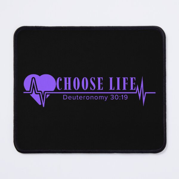 Item preview, Choose Life - Deuteronomy 30:19 - Purple Design designed and sold by MoriaStore.