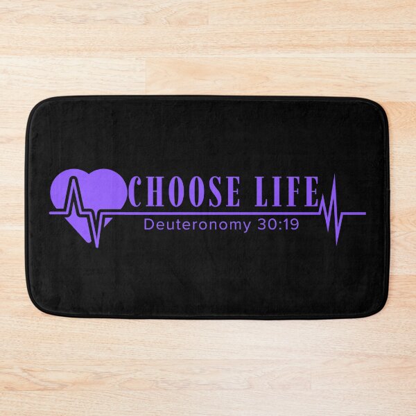 Item preview, Choose Life - Deuteronomy 30:19 - Purple Design  designed and sold by MoriaStore.