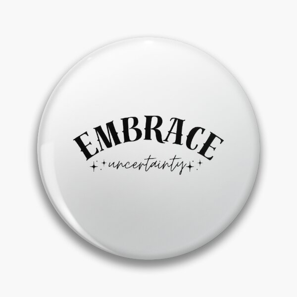 Item preview, embrace uncertainty mantra with sparkles  designed and sold by Made by Badgal.