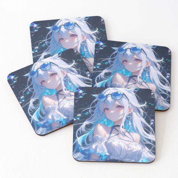 Item preview, Skadi Arknights Prelude To Dawn Ocean Bubbles Sunglasses Summer designed and sold by TanglenRabbit.