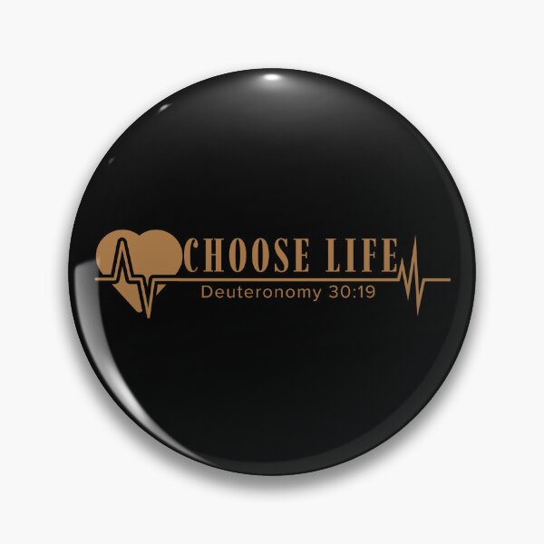 Item preview, Choose Life - Deuteronomy 30:19 - Brown Design  designed and sold by MoriaStore.