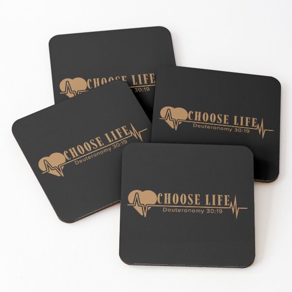 Item preview, Choose Life - Deuteronomy 30:19 - Brown Design  designed and sold by MoriaStore.