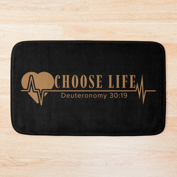 Item preview, Choose Life - Deuteronomy 30:19 - Brown Design  designed and sold by MoriaStore.