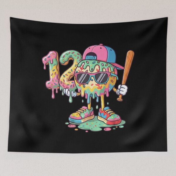 Item preview, Baseball 12th Birthday Drip Sunglasses Cap Cool Kid designed and sold by KIROSALS.