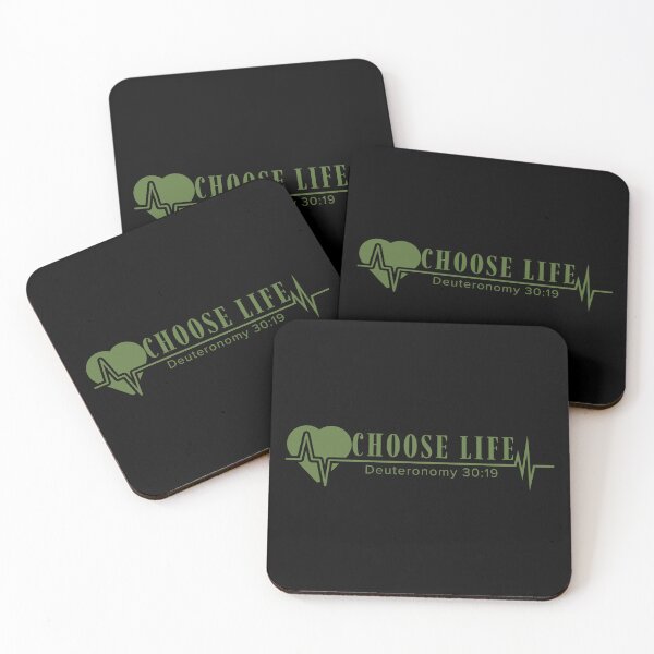 Item preview, Choose Life - Deuteronomy 30:19 - Green Design  designed and sold by MoriaStore.