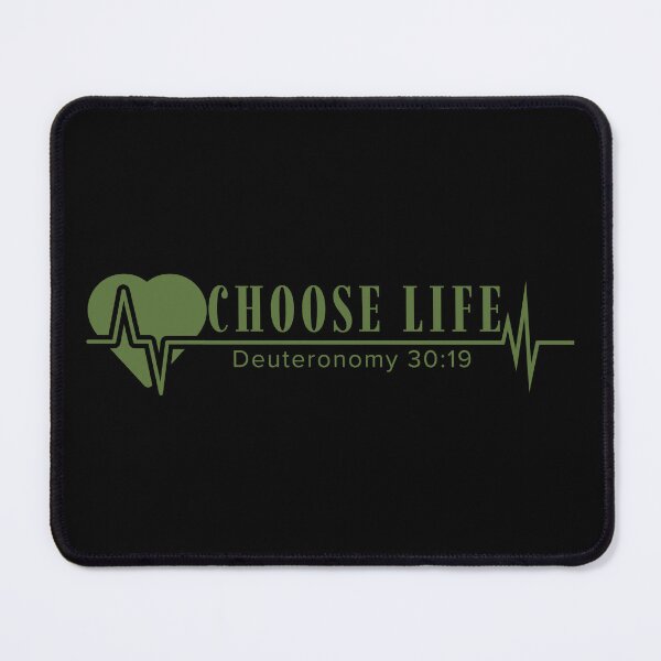 Item preview, Choose Life - Deuteronomy 30:19 - Green Design  designed and sold by MoriaStore.