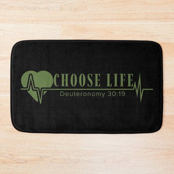 Item preview, Choose Life - Deuteronomy 30:19 - Green Design  designed and sold by MoriaStore.