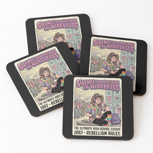 Item preview, Retro 1990s High School Girl Rebellion Art designed and sold by OldnSpicy.