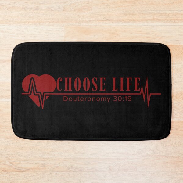 Item preview, Choose Life - Deuteronomy 30:19 - Red Design  designed and sold by MoriaStore.