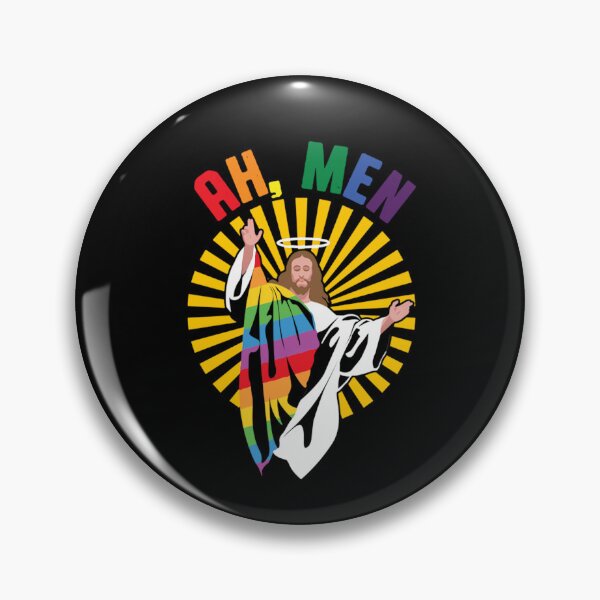 Item preview, Ah Gay Jesus Pride Rainbow Queer Gay Csd Party Lgbt  designed and sold by dal-koz-ar.