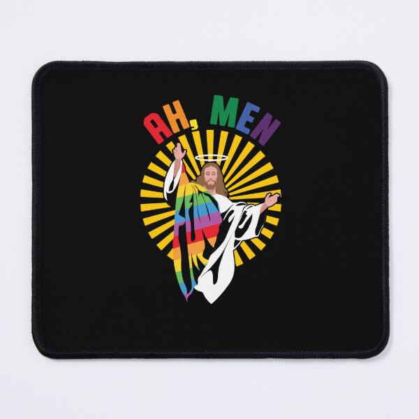 Item preview, Ah Gay Jesus Pride Rainbow Queer Gay Csd Party Lgbt  designed and sold by dal-koz-ar.