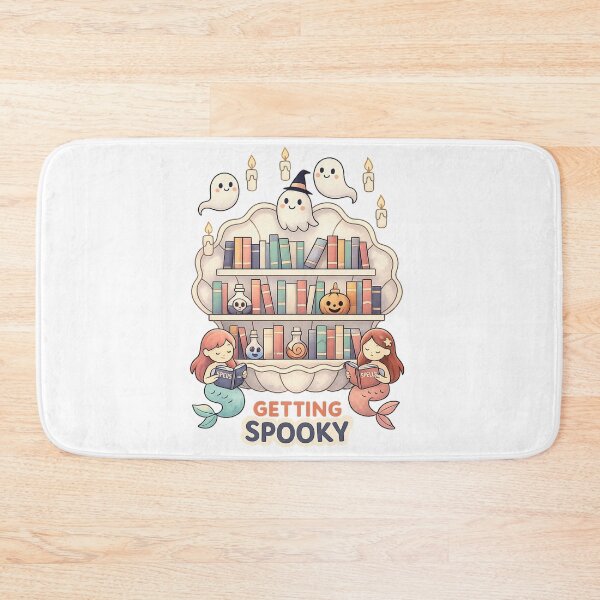 Item preview, Getting Spooky Mermaid Bookshelf Halloween Design designed and sold by SoftSproutstu.