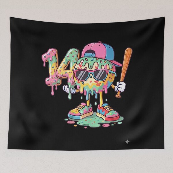 Item preview, Baseball 14th Birthday Drip Sunglasses Cap Cool Kid designed and sold by KIROSALS.