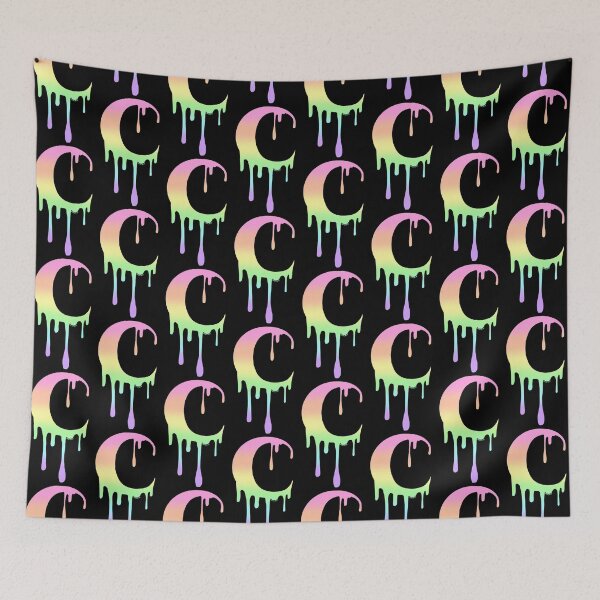 Item preview, Rainbow Dripping Moon designed and sold by JanGrackle.