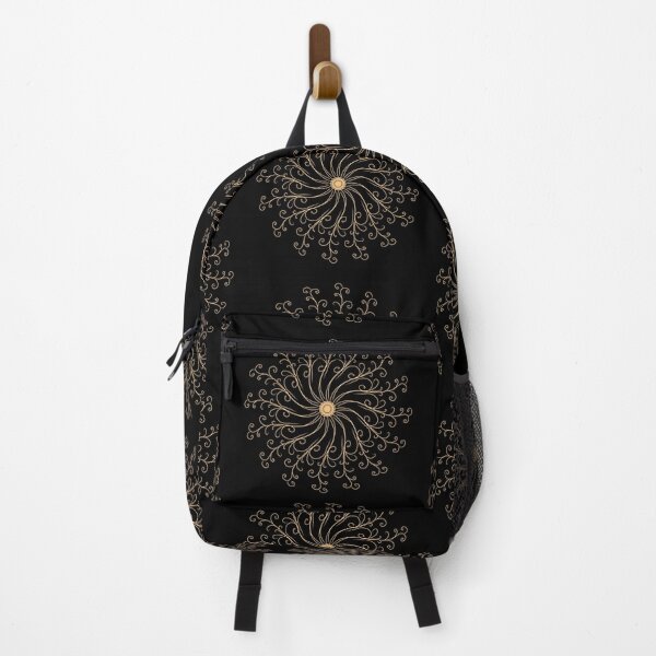 Item preview, Gold Mandala Floral Line Art Elegant Botanical Swirl Decorative Pattern Design designed and sold by HopeAndHustle.