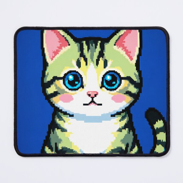 Item preview, Cute Cat Pixel Art designed and sold by BrunoLinuxArt.