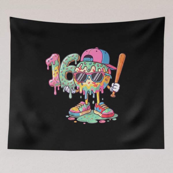Item preview, Baseball 16th Birthday Drip Sunglasses Cap Cool Kid designed and sold by KIROSALS.