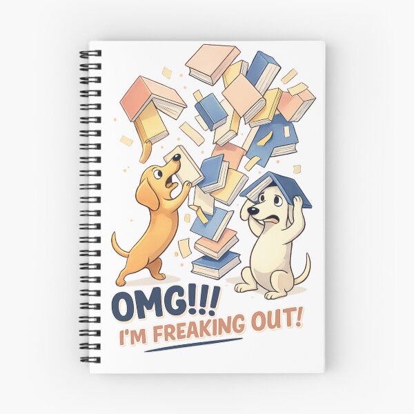 Item preview, I'm Freaking Out Funny Dog Anxiety Design designed and sold by SoftSproutstu.