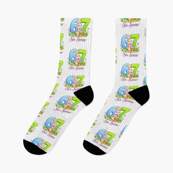 Item preview, Easter Bunny and Lucky Numbers Sticker designed and sold by KrisGraphic45.