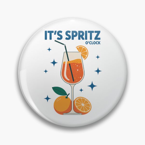 Item preview, IT'S SPRITZ O CLOCK – HALLHOLES APEROILS - SPRITZ STARS designed and sold by PunkNation-Arts.