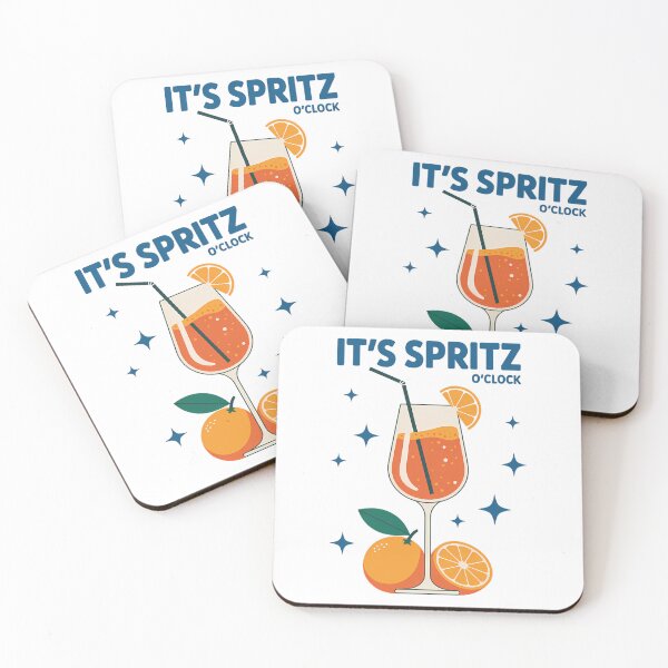 Item preview, IT'S SPRITZ O CLOCK – HALLHOLES APEROILS - SPRITZ STARS designed and sold by PunkNation-Arts.