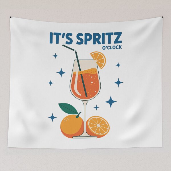 Item preview, IT'S SPRITZ O CLOCK – HALLHOLES APEROILS - SPRITZ STARS designed and sold by PunkNation-Arts.