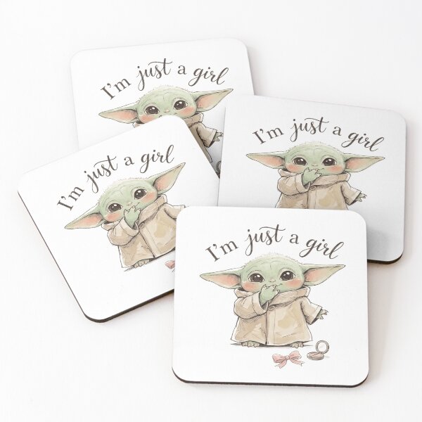 Aperçu de l'œuvre BABY YODA JE NE SUIS QU'UNE FILLE créée et vendue par LIS AND MELIVERSO.
