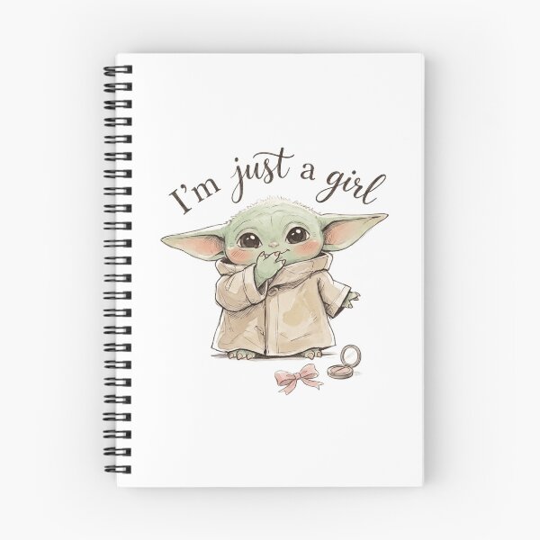 Item preview, BABY YODA I'M JUST A GIRL designed and sold by LIS AND MELIVERSO.