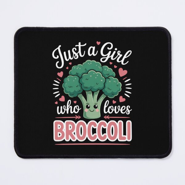 Item preview, Just A Girl Who Loves Broccoli designed and sold by PunkNation-Arts.