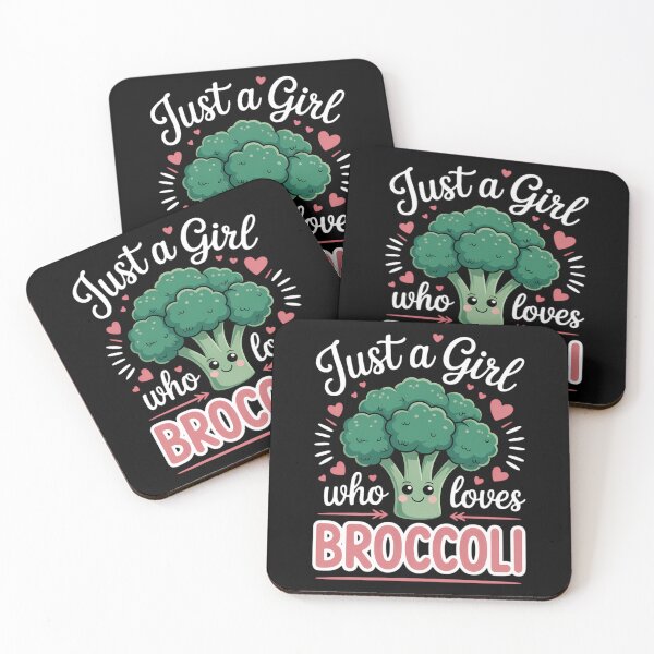 Item preview, Just A Girl Who Loves Broccoli designed and sold by PunkNation-Arts.