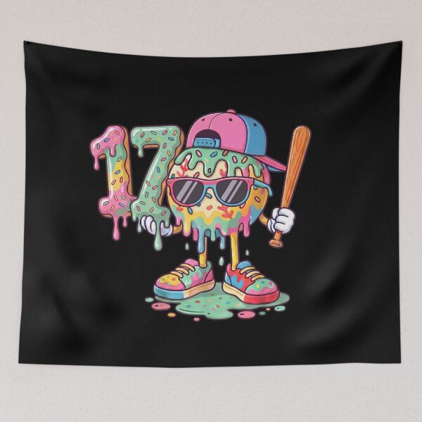 Item preview, Baseball 17th Birthday Drip Sunglasses Cap Cool Kid designed and sold by KIROSALS.